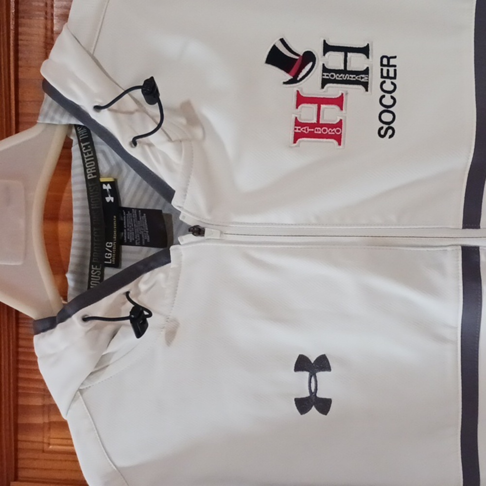 Dixon Dukes Men's St. John's Large Under Armor 1/2 Zip Soccer Jacket Siz… - Picture 7 of 17